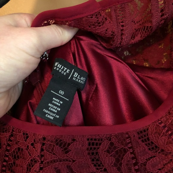 White House black Market Red Midi Dress - Picture 5 of 5